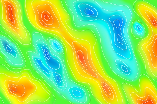 Gradient heat map background