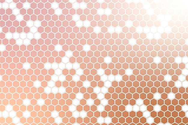 Gradient hexagonal background