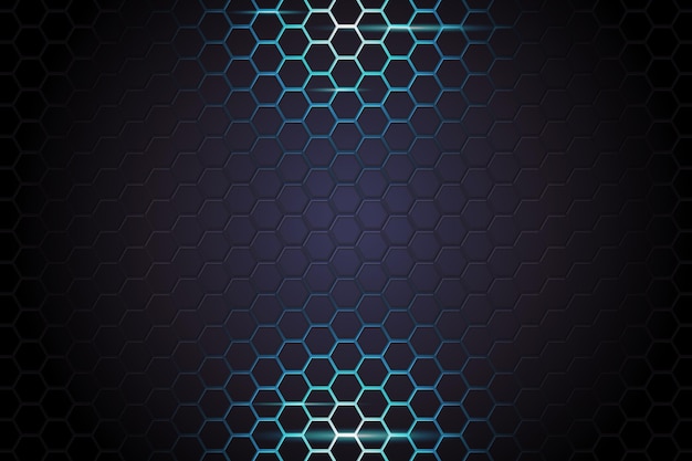 Gradient hexagonal background