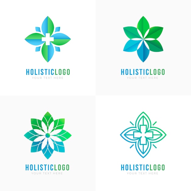 Gradient holistic logo