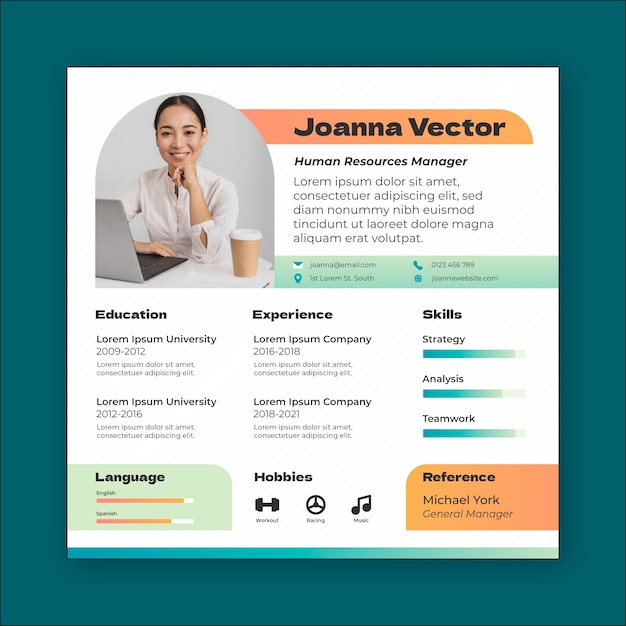 Gradient human resources online resume