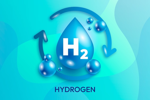 Gradient hydrogen symbol