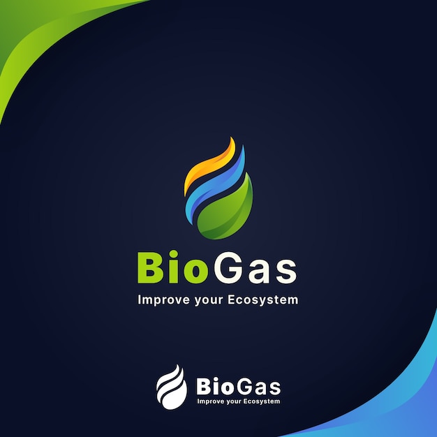 Gradient industry biogas logo