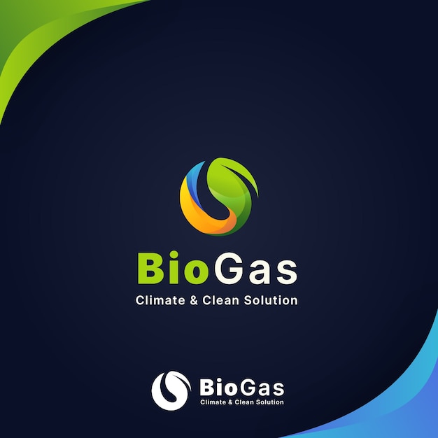 Gradient industry biogas logo