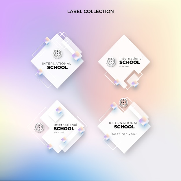 Gradient international school template