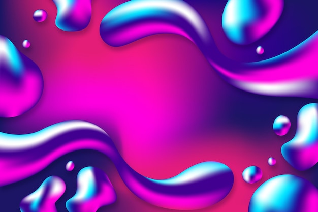 Gradient liquid abstract background