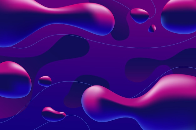 Free Vector gradient liquid abstract background