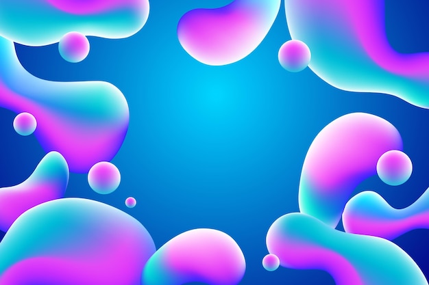 Gradient liquid abstract background