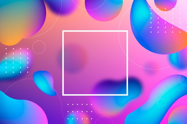 Gradient liquid abstract background