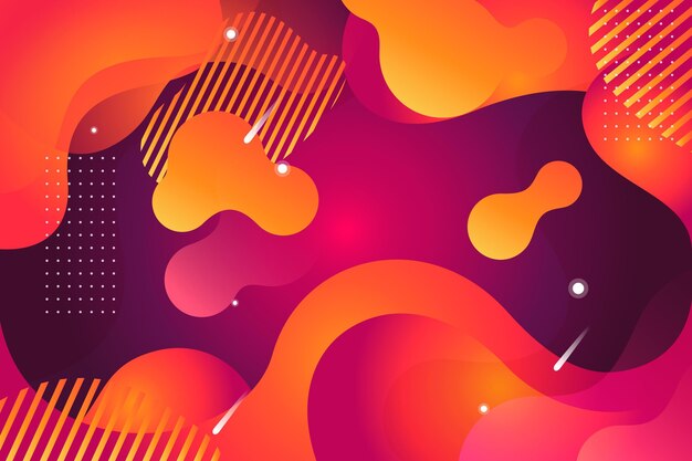 Gradient liquid abstract background