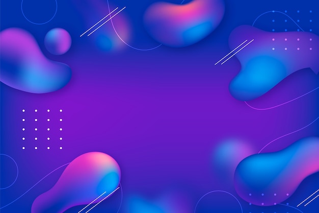 Gradient liquid abstract background