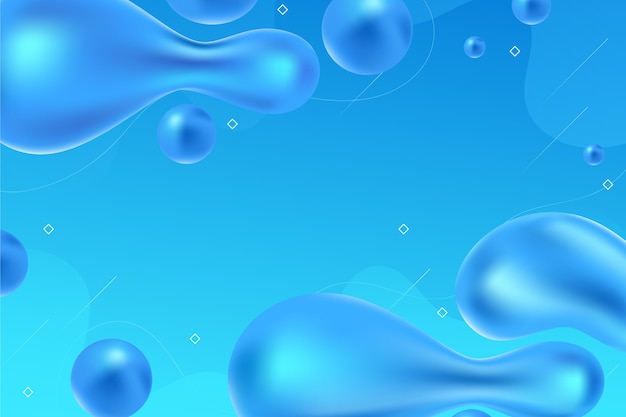 Gradient liquid abstract background