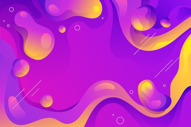 Gradient liquid abstract background