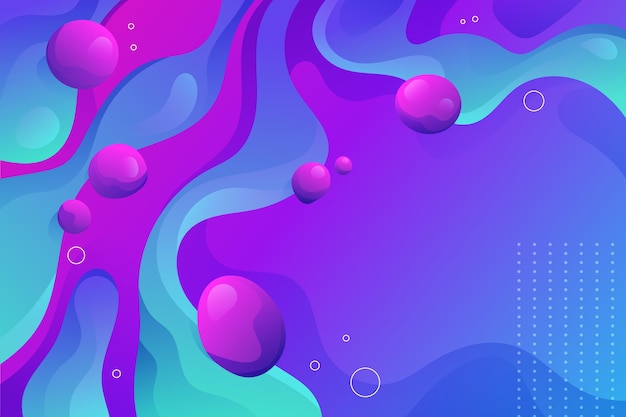 Gradient liquid abstract background