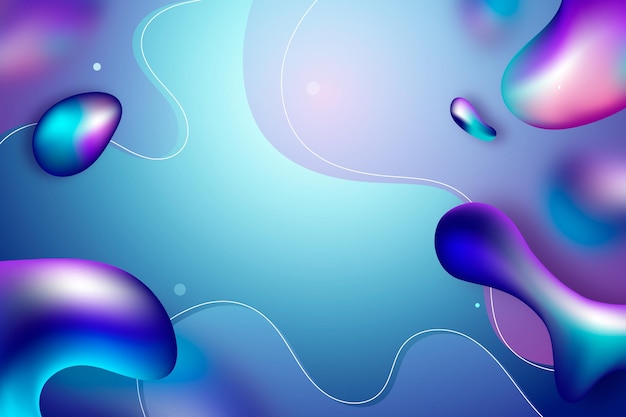 Gradient liquid abstract background