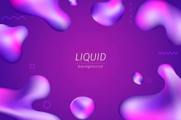 Gradient liquid abstract background