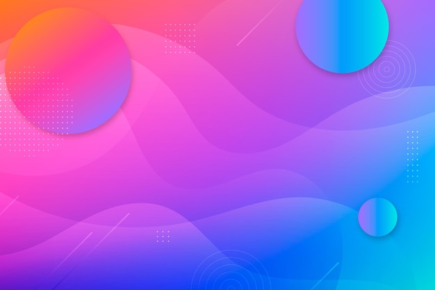 Gradient liquid abstract background