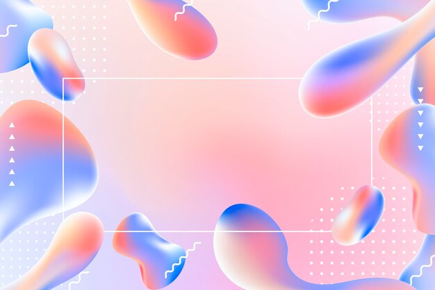 Gradient liquid abstract background