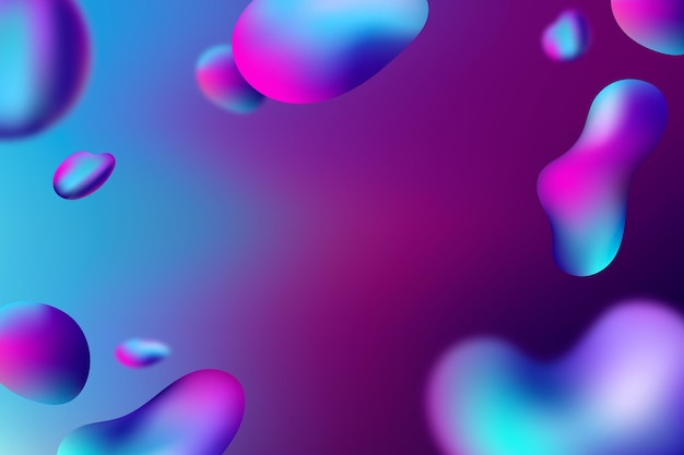 Gradient liquid abstract background