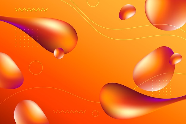 Gradient liquid abstract background