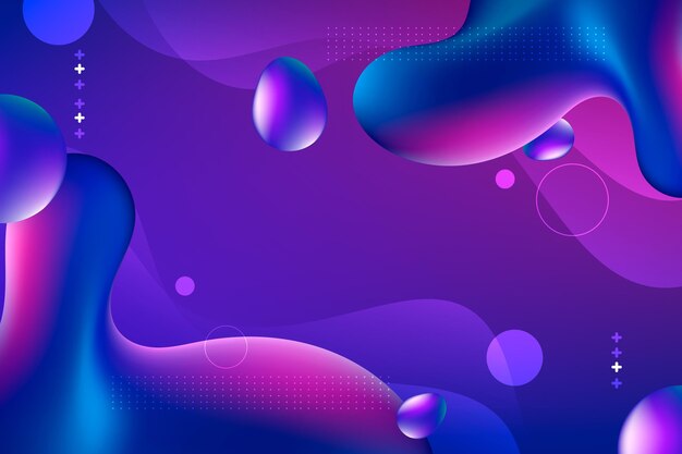 Gradient liquid abstract background