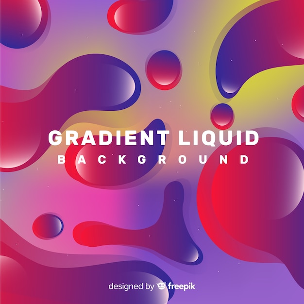 Free Vector gradient liquid background