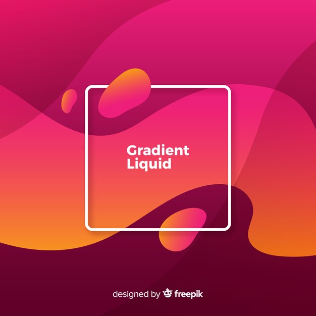 Gradient liquid background