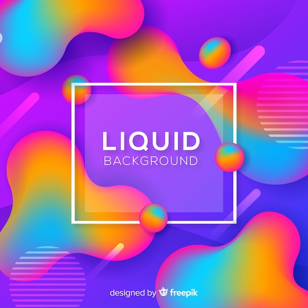 Gradient liquid background