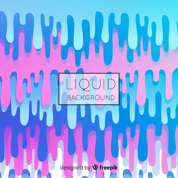 Free Vector gradient liquid background