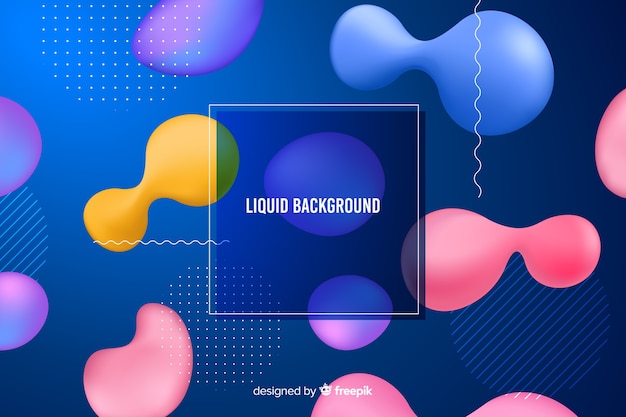 Gradient liquid background