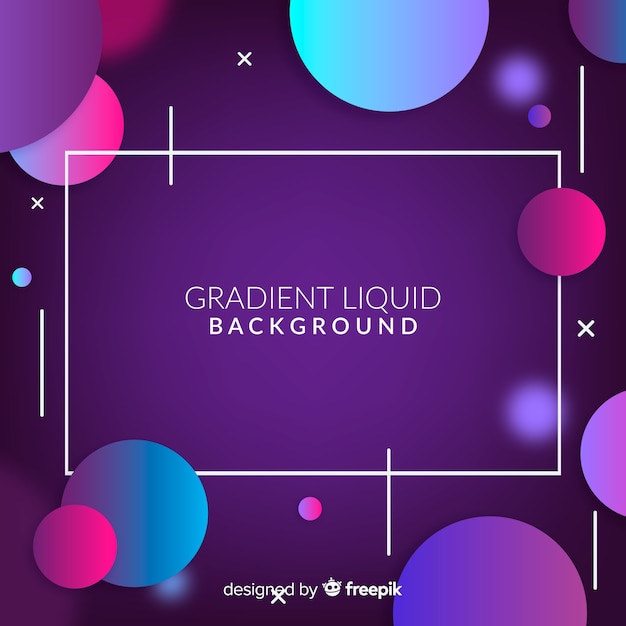 Gradient liquid background