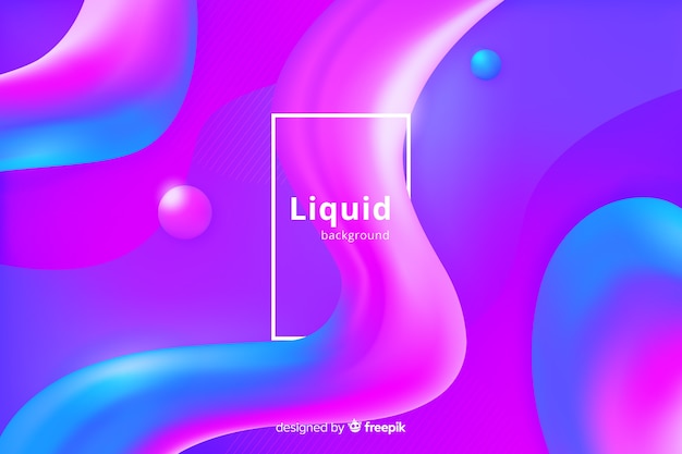 Gradient liquid background