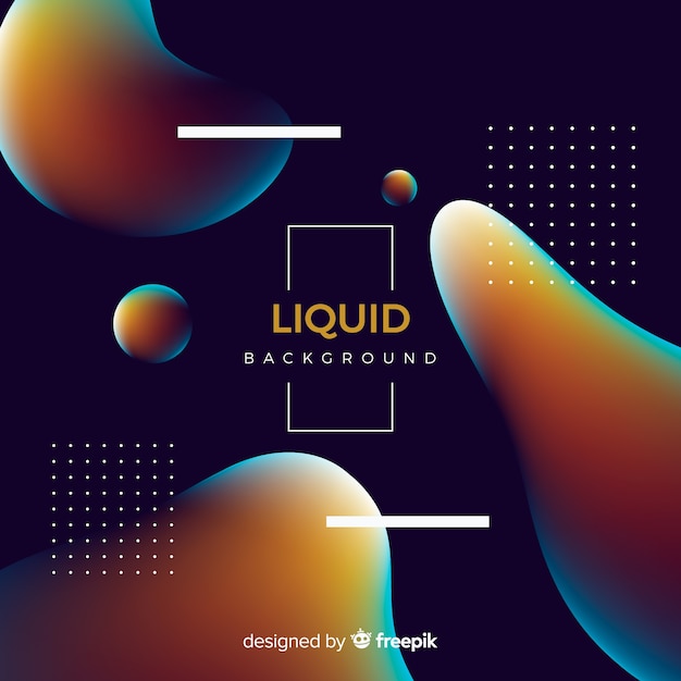 Gradient liquid background 