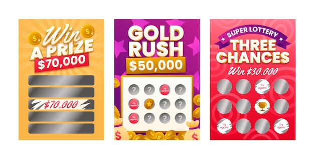 Gradient lottery ticket illustration