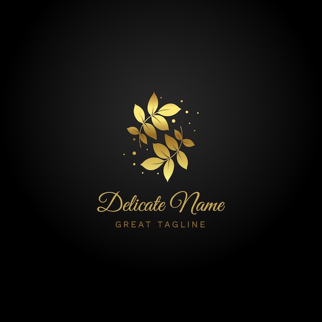 Free vector gradient luxury logo template