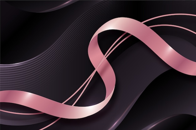 Free Vector gradient luxury ribbon background