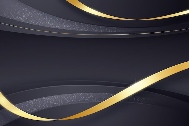 Gradient luxury ribbon background