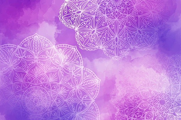 Free Vector gradient mandala background