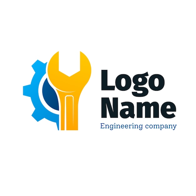 Gradient mechanical engineering logo