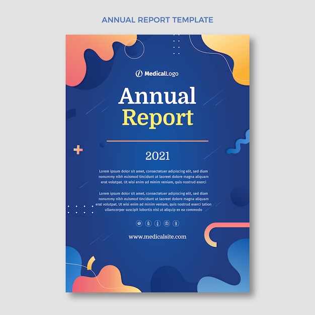 Gradient medical annual report template