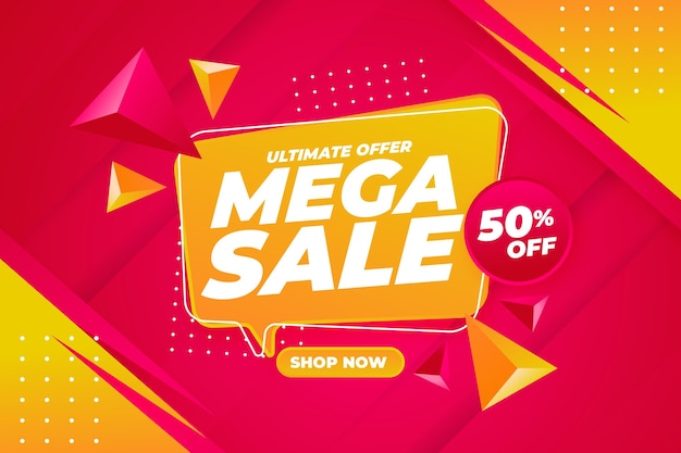 Gradient mega sale background