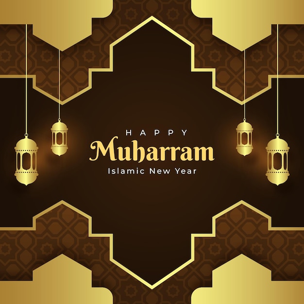 Free vector gradient muharram illustration