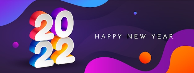 Gradient new year social media cover template