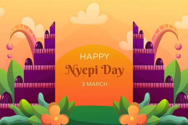 Gradient nyepi background