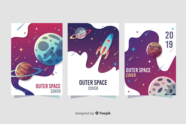 Free vector gradient outer space covers