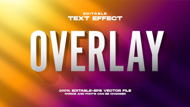 Gradient Overlay Text Effect