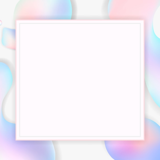 Free Vector gradient pastel frame background