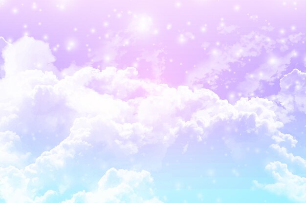 Gradient pastel sky background