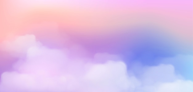 Free Vector gradient pastel sky background