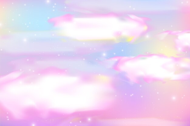 Gradient pastel sky background